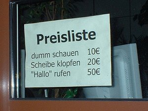 Preisliste