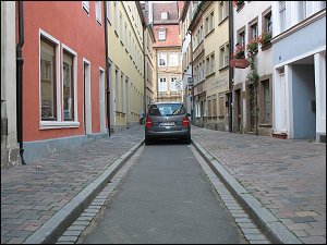 Sackgasse in Bamberg