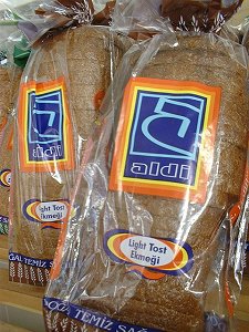 gefälschtes ALDI-Brot