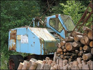 Ein alter Fuchs-Bagger 301