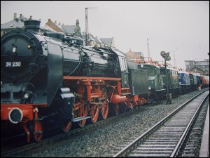 Lokparade 1985 in Fürth (Bay) Hbf