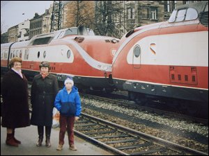 Lokparade 1985 in Fürth (Bay) Hbf