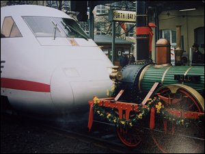 Lokparade 1985 in Fürth (Bay) Hbf