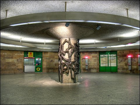 unterirdisches Verteilergeschoß Fürth (Bay) Hbf