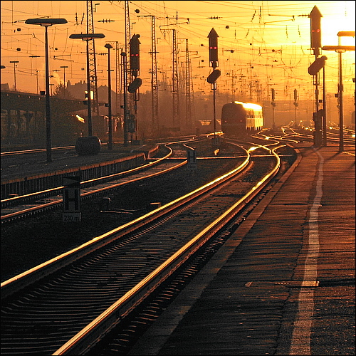 Fürth (Bay) Hbf, Blick gen Nürnberg