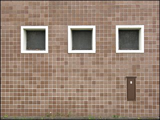 Fassade eines Maschinenhauses in Nürnberg-Gostenhof 