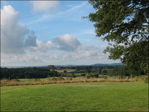 die liebliche Landschaft Südenglands (bei Little Horsted, East Sussex)