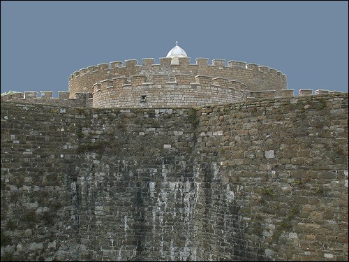 Deal Castle, vom Strand aus gesehen