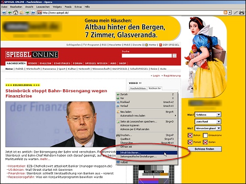 SPIEGEL ONLINE via Opera 9.6