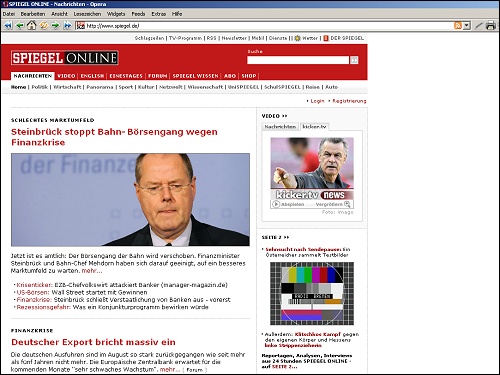 SPIEGEL ONLINE via Opera 9.6