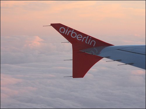 im Anflug auf Nürnberg