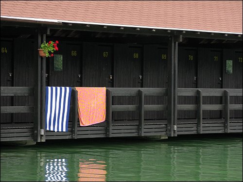 Umkleidekabinen im Wöhrsee-Freibad