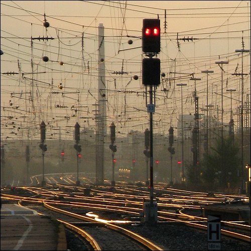 Fürth (Bay) Hbf, Blick gen Nürnberg