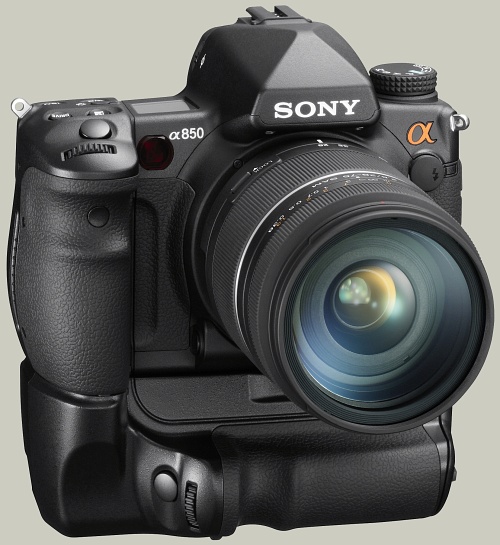 SONY Alpha 850 mit Batteriehandgriff VG-C90AM