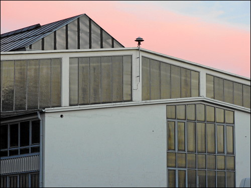 Fürther Industriehallen im Abendlicht Fürther Industriehallen im Abendlicht