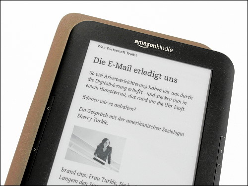 Lesen im hellen Sonnenschein ist endlich kein (technisches) Thema mehr...