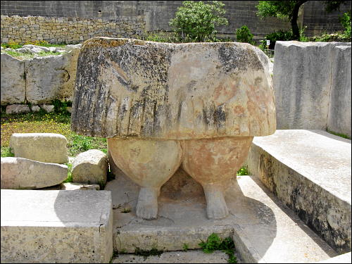 »Magna Mater« in der Tempelanlage von Tarxien