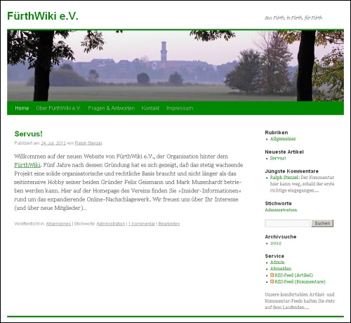 Screenshot von verein.fuerthwiki.de/