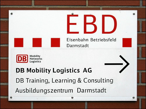 im Eisenbahn-Betriebsfeld Darmstadt (EBD)