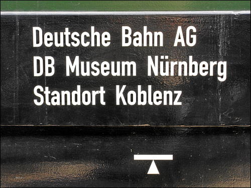 im DB Museum Nürnberg, Standort Koblenz