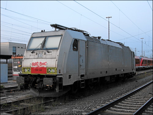 Lok 186 148 der Captrain Deutschland GmbH