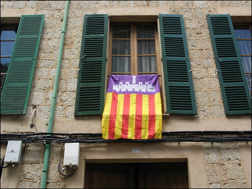 Flagge vom Mallorca