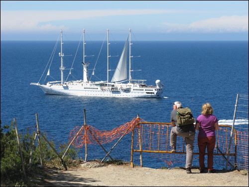 »Wind Spirit« oder »Wind Star« im Einsatz vor Port de Sóller