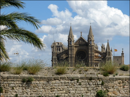 Kathedrale La Seu im Süden der Altstadt von Palma