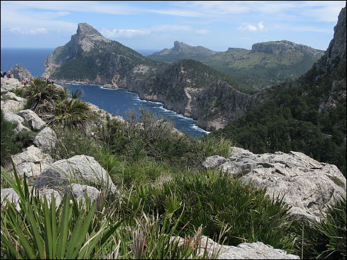 Aussichtspunkt auf dem Weg nach Cap Formentor