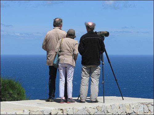 Vogelkundler am Cap Formentor