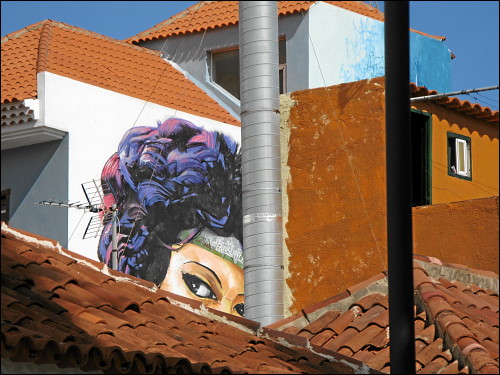 Fassadenkunst in Puerto de la Cruz