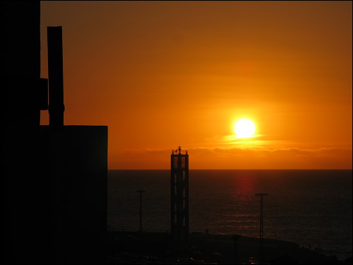 Sonnenuntergang am letzzten Abend auf Teneriffa