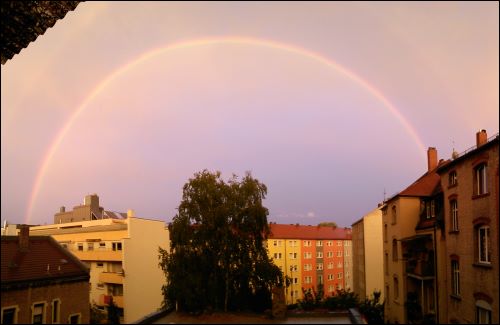 Regenbogen über Fürth