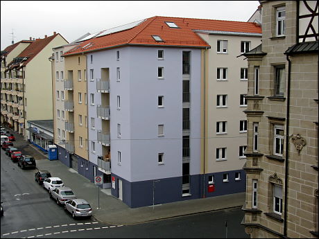 Grundstück Ecke Amalienstraße/Karlstraße (ehemals 'Fürther Trottoir-Reinigungs-Institut')