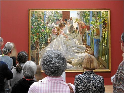 In der Ausstellung 'Joaquín Sorolla / Spaniens Meister des Lichts'