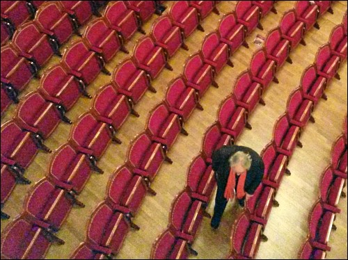 Aufführungspause im Fürther Stadttheater