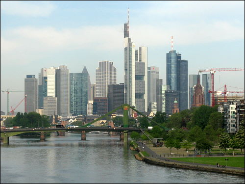 Skyline der großen Stadt