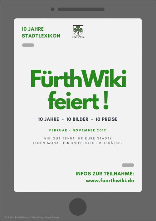 Poster für FürthWiki e. V.