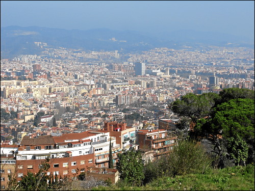 Blick über Barcelona