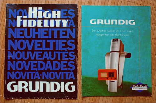 GRUNDIG Poster und Jubiläumsschrift