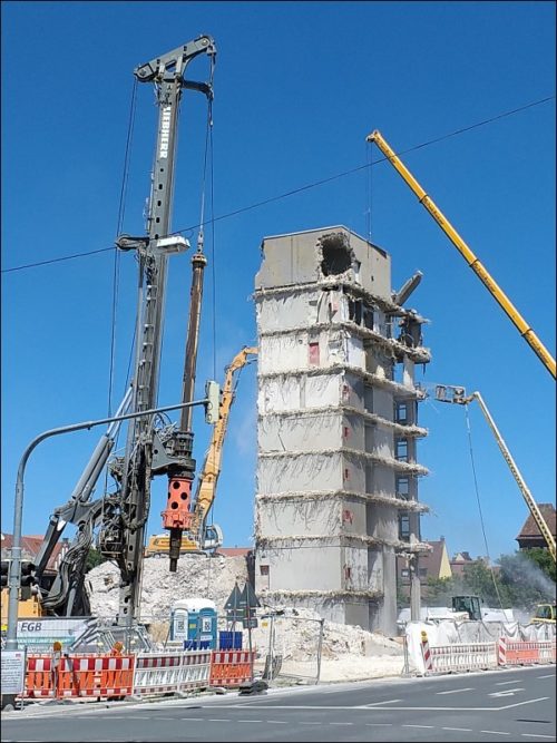 Abriß der AOK Nürnberg