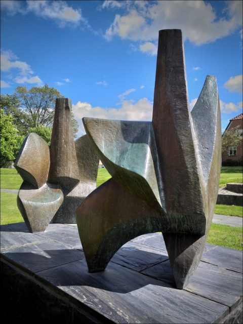 Eric Grate (1896-1983): Aklejaderna (Bronze, 1959/60) - Konstmuseum Norrköping