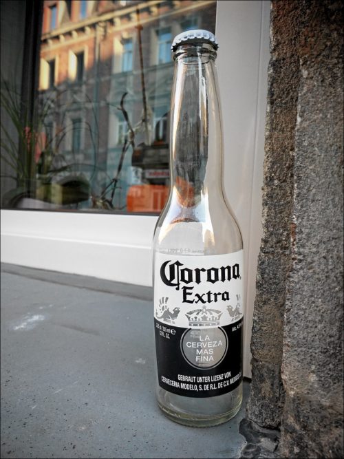 »Corona«-Flasche in der Fürther Südstadt