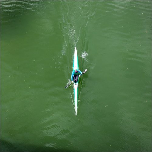 Paddler auf dem Main-Donau-Kanal