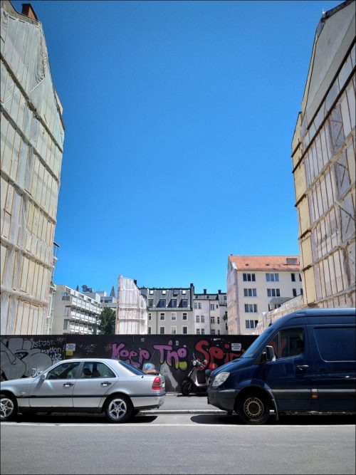 Temporärer Himmelsblick in München