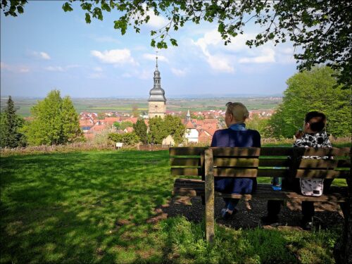 Blick auf Burgbernheim