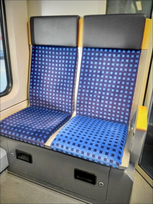 Erstklassige Sitzfläche in der zweitklassigen Regionalbahn