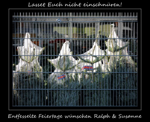 Weihnachtsgruß 2025 - Lasset Euch nicht einschnüren!